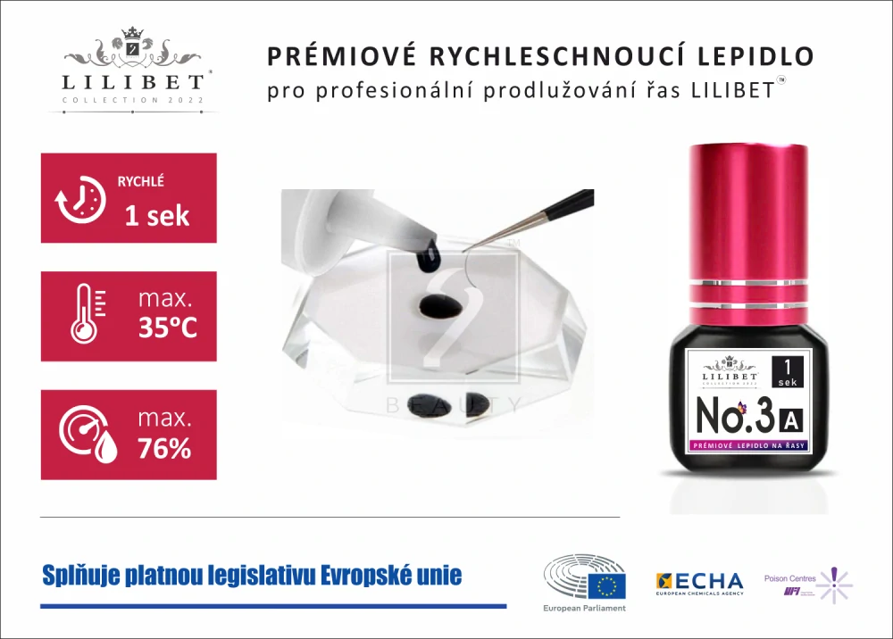 Lilibet No.3 mod. A - prémiové lepidlo pro prodlužování řas
