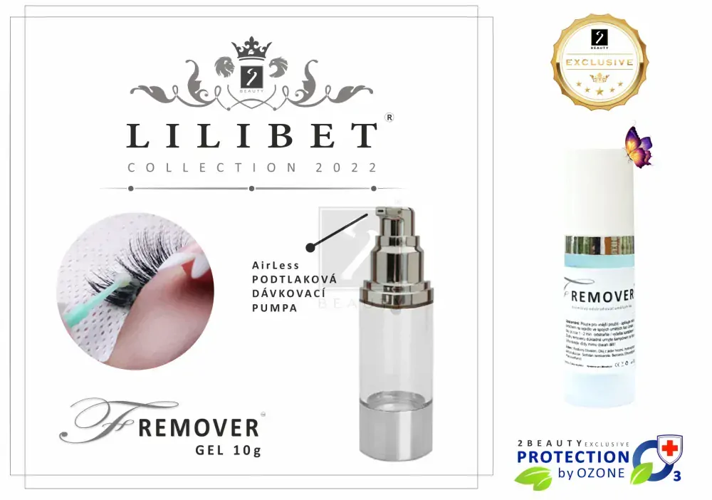 F-REMOVER Lilibet Collection 2022 - prémiový odstraňovač lepených spojů umělých řas