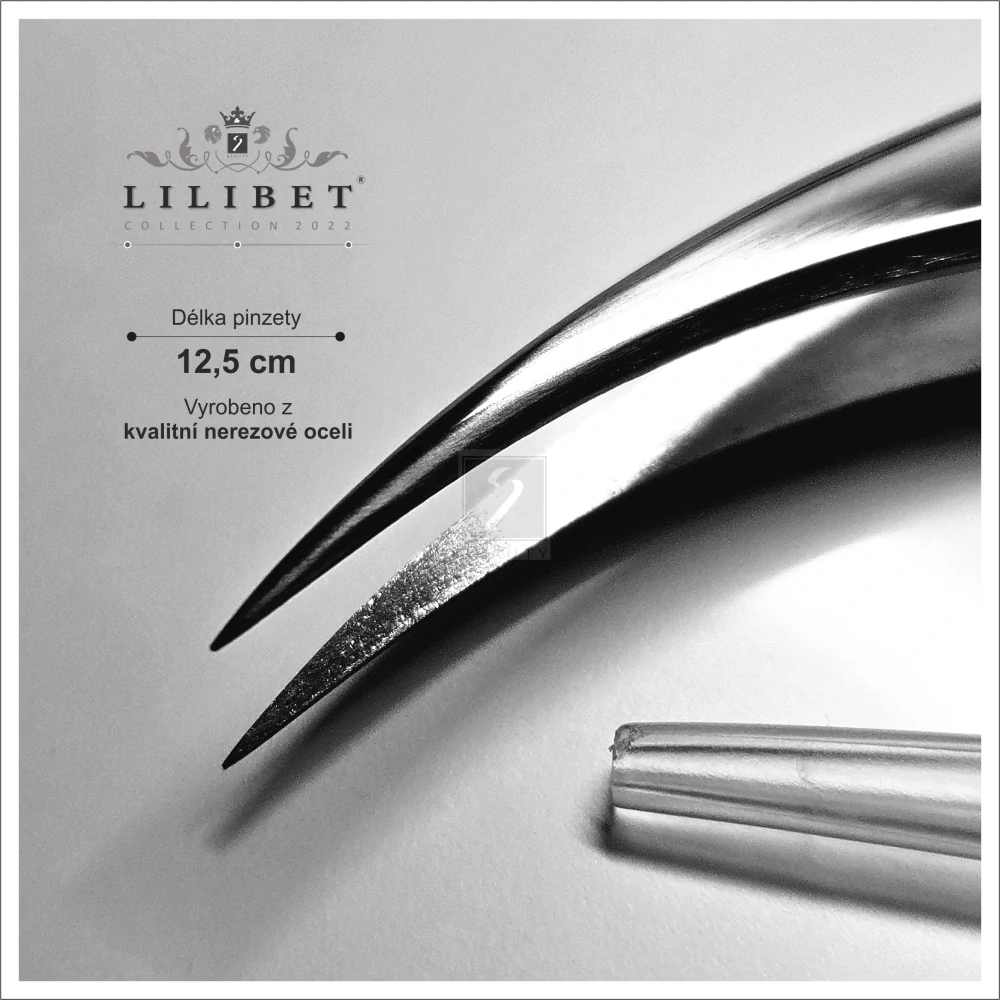 Separační pinzeta na prodlužování řas, Lilibet Tweezers Collection