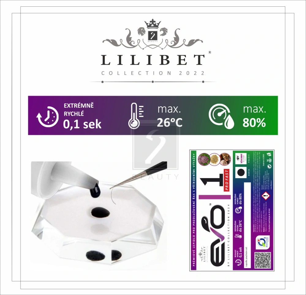 Lilibet EVO1 ProFast - prémiové Low-Fume lepidlo se sníženými výpary a s přírodními výtažky