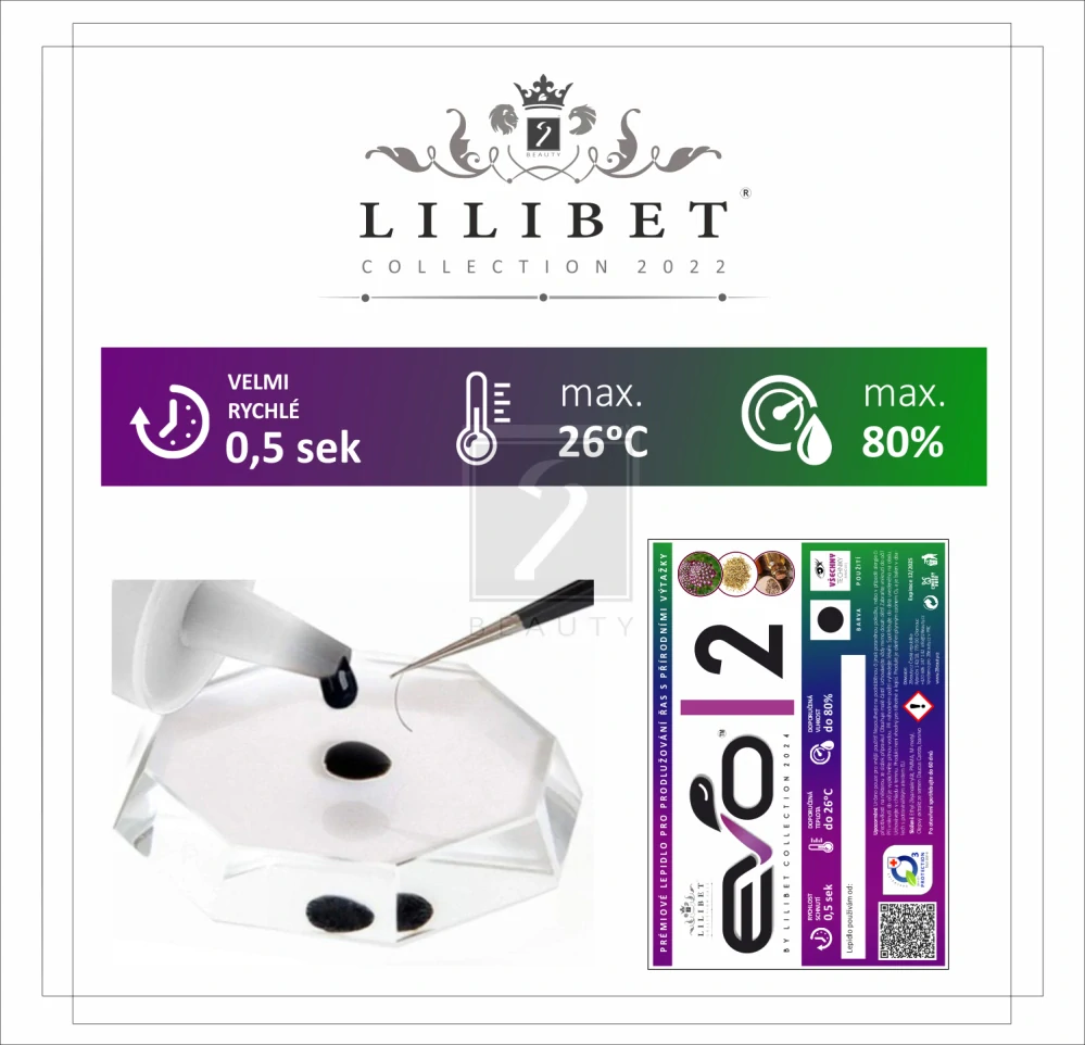 Lilibet EVO2 - prémiové Low-Fume lepidlo se sníženými výpary a s přírodními výtažky
