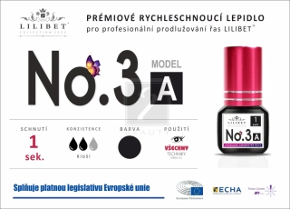 Lilibet No.3 mod. A - prémiové lepidlo pro prodlužování řas
