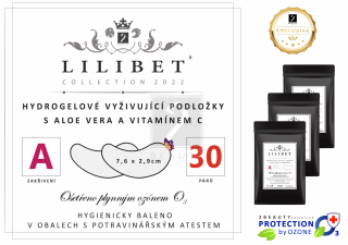 A30 - Prémiové hydrogelové vyživující podložky "zakřivení A" Lilibet Collection 2022