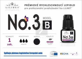 Lilibet No.3 mod. B - prémiové lepidlo pro prodlužování řas