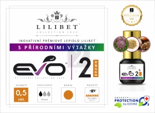 Lilibet EVO2 Brown - prémiové Low-Fume lepidlo se sníženými výpary a s přírodními výtažky