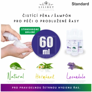 Čistící šampón / pěna Lilibet, standardní balení 60ml