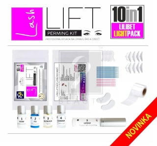 LASH LIFTING Lilibet "LightPack" - prémiový set 10 v 1 na Lash Lifting a laminaci obočí